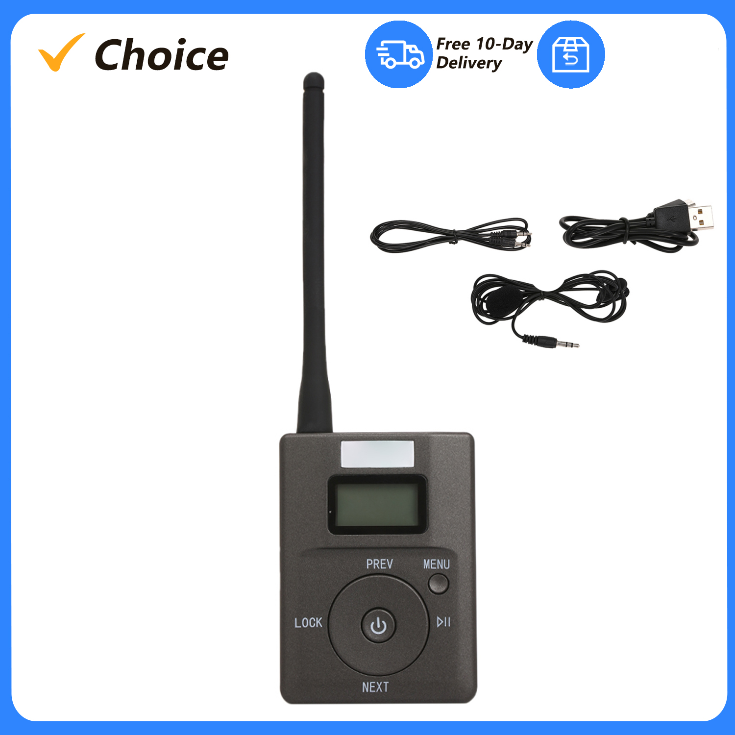 Platinum 8280 - HDR-831 휴대용 스테레오 디지털 FM 송신기