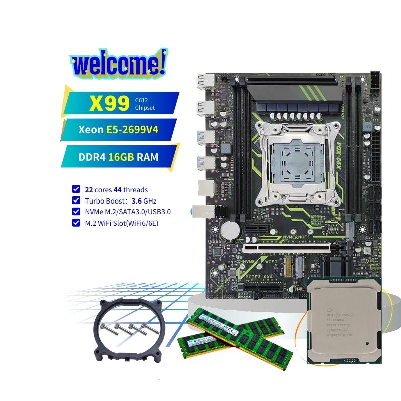 E5 2699 V4 - PANDL 데스크탑 PC 조합 세트 Matx