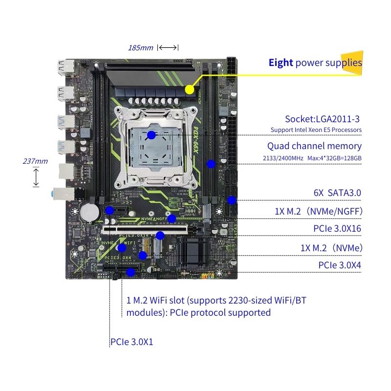 PANDL 데스크탑 PC 조합 세트 Matx NVMe  - E5 2699 V4 리뷰 및 가격