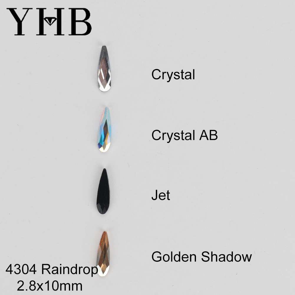 YHB 글리터 크리스탈 스트라스 플랫백 핫픽스 빗방울  - Platinum 8280 리뷰 및 가격